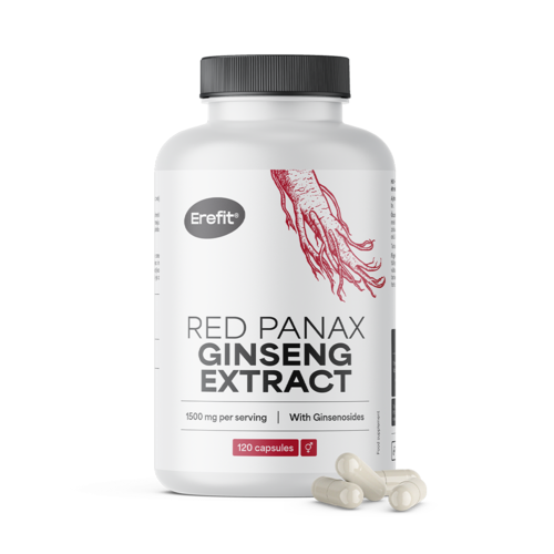 Extract de ginseng roșu 1500 mg, 120 de capsule