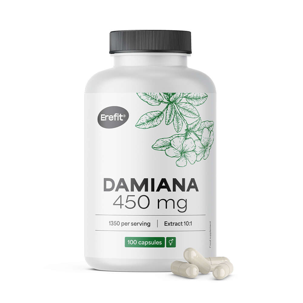 Damiana 450 mg - extract 10:1.