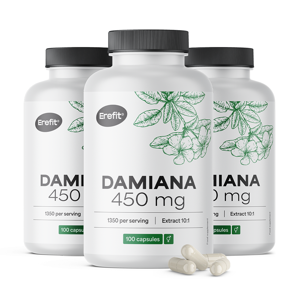 Damiana 450 mg - extract 10:1.