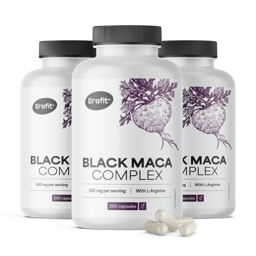 3x Complex Maca neagră, total 600 de capsule