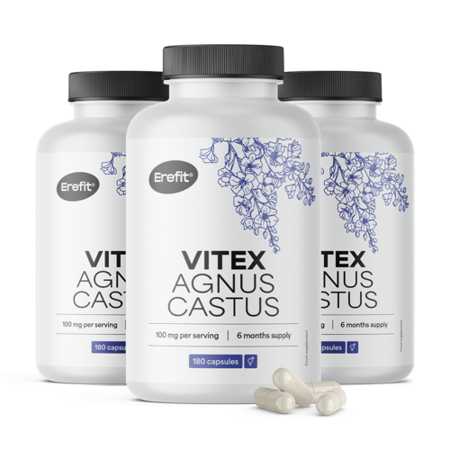 3x Fructul castității 100 mg, total 540 de capsule