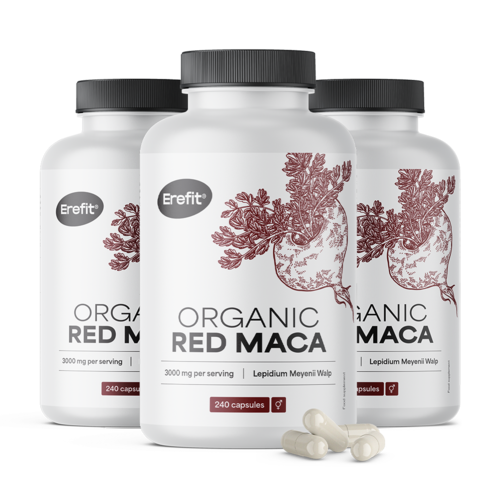 3x Maca roșie 3000 mg, total 720 de capsule
