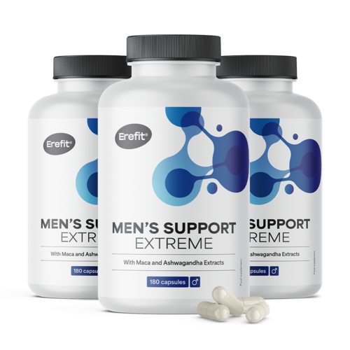 3x Men's Support Extreme – pentru bărbați, totale 540 de capsule