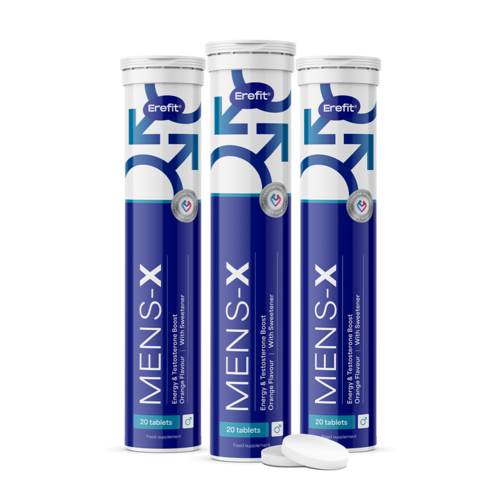 3x Mens-X - comprimate efervescente pentru bărbați, total 60 de comprimate efervescente